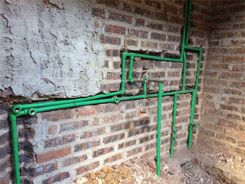 Thi công đường nước tại huyện Mỹ Lộc - Nam Định